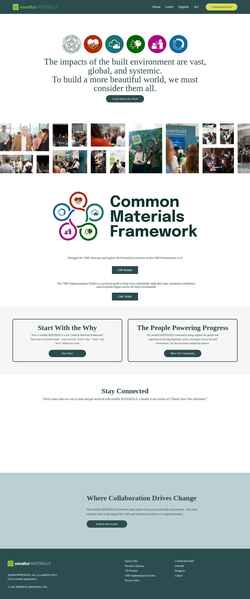 Screenshot www.mindfulmaterials.com