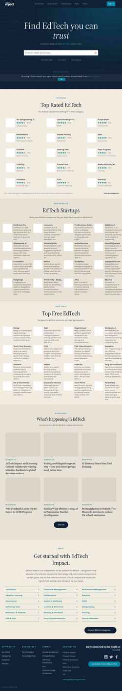 Скриншот edtechimpact.com