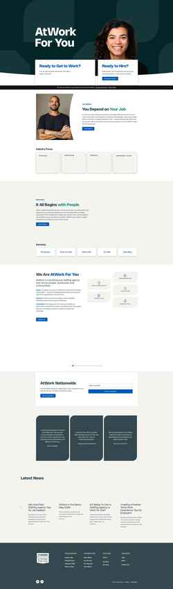Снимак екрана www.atwork.com