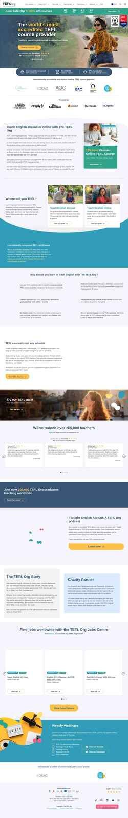 Снимак екрана www.tefl.org