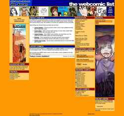 Skjermdump www.thewebcomiclist.com