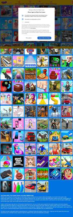 Captură de ecran www.topgames.com