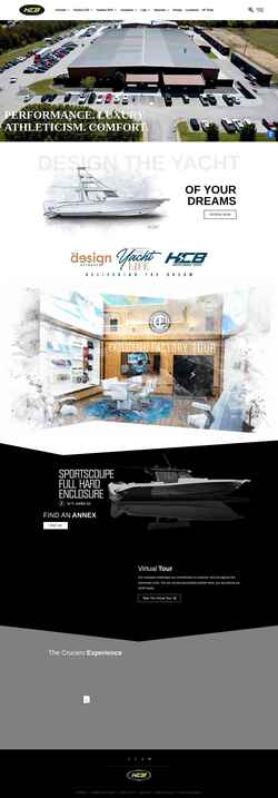 Снимак екрана hcbyachts.com