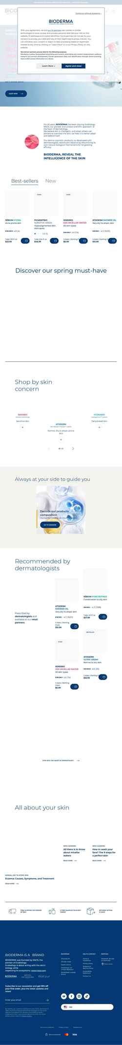 スクリーンショット www.bioderma.us