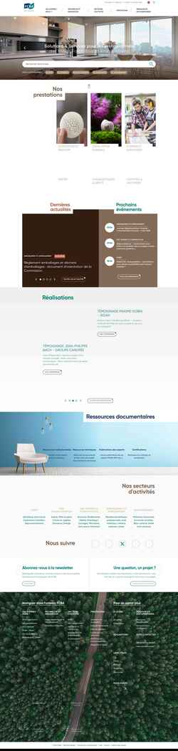 Screenshot www.fcba.fr