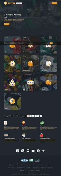 Screenshot crypto.games