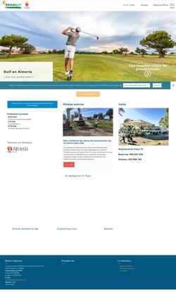 Screenshot www.alborangolf.com