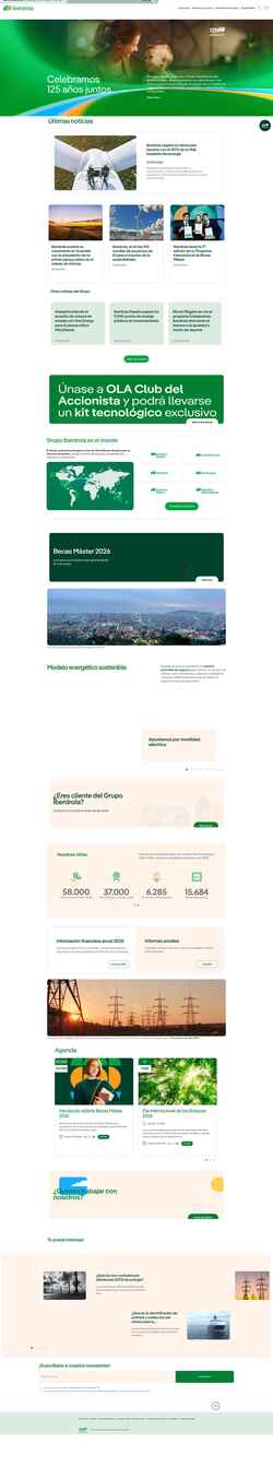Snímka obrazovky www.iberdrola.com