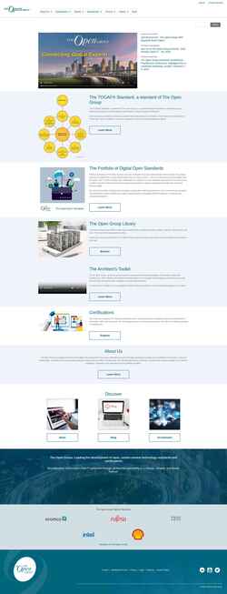 Снимак екрана www.opengroup.org