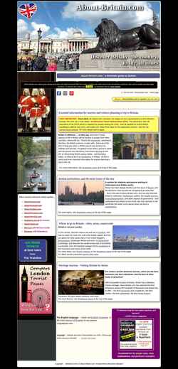 Snímek obrazovky about-britain.com