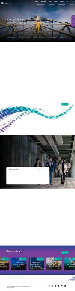 Captura de pantalla www.petronas.com