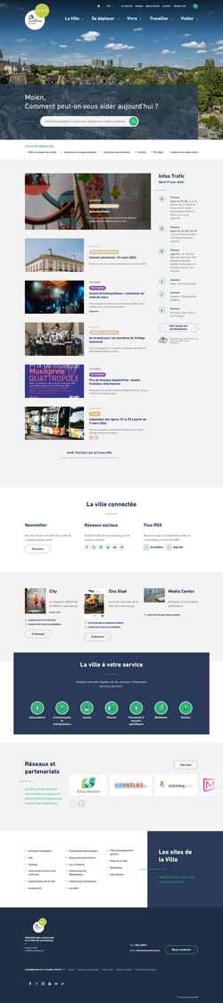 Screenshot www.vdl.lu