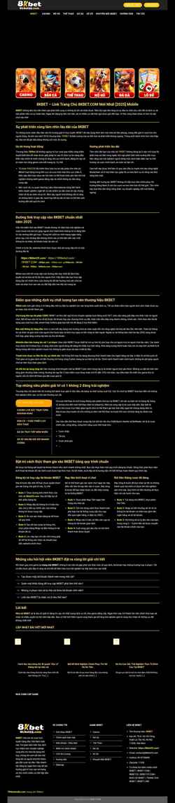 Screenshot 8kbet25.com