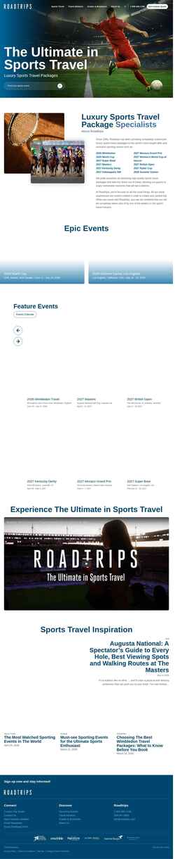 Screenshot www.roadtrips.com
