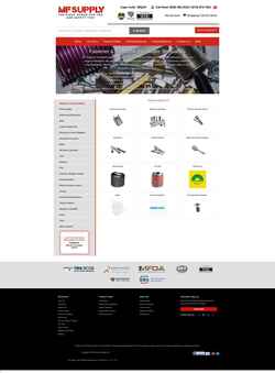 Captura de pantalla www.mfsupply.com