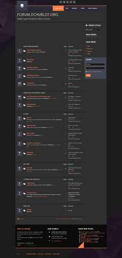 Screenshot forum.dchublist.org