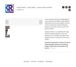 Skjermdump www.kingrosearchives.com