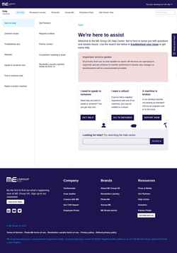 Skærmbillede help.megroup.uk