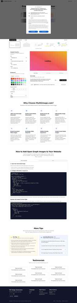 Screenshot myogimage.com