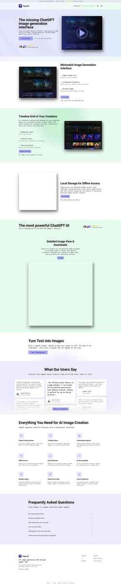 Screenshot imgxai.com