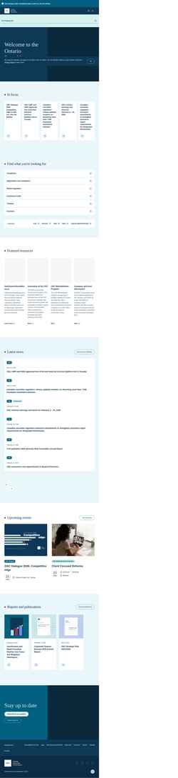 Στιγμιότυπο οθόνης www.osc.ca