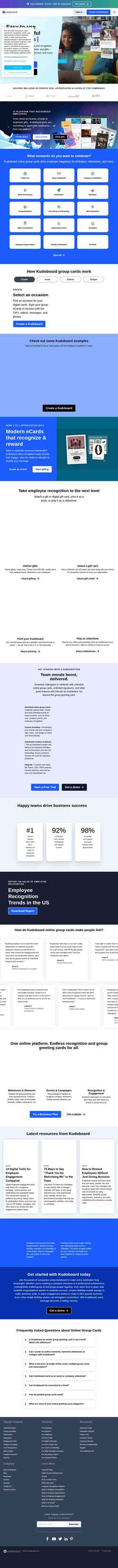 Screenshot www.kudoboard.com