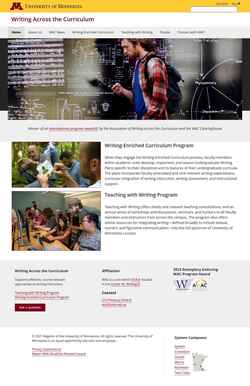 Screenshot wac.umn.edu