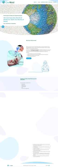 Skærmbillede one-world-inc.com