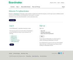 Captura de pantalla www.myboardmaker.com