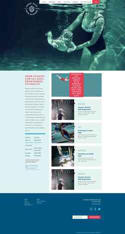 Snímek obrazovky sweetblueswim.com
