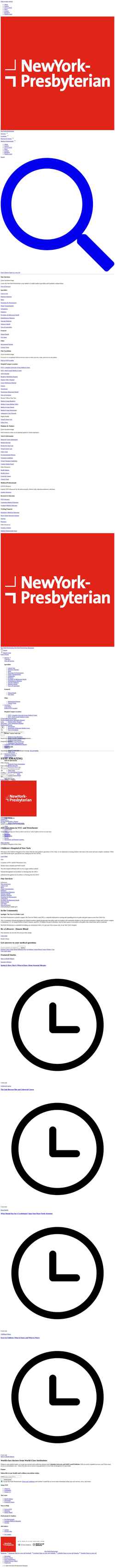 Screenshot www.nyp.org