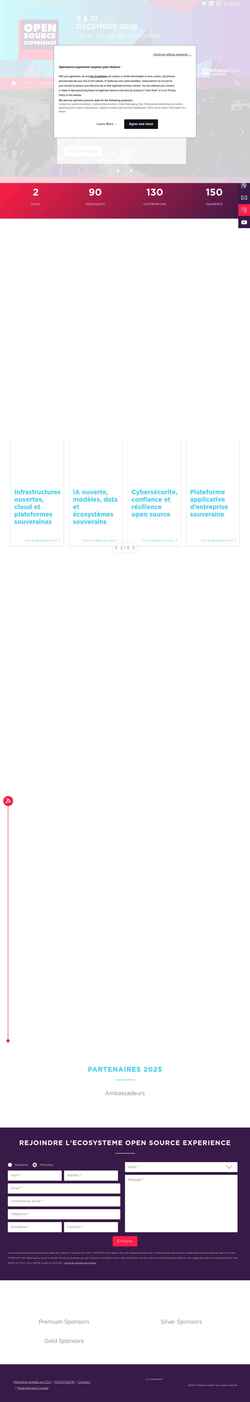 Screenshot www.opensource-experience.com