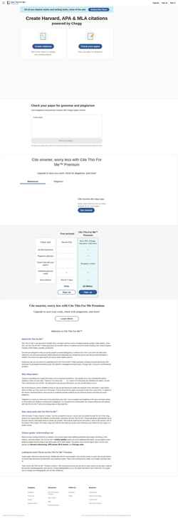 Ekrānuzņēmums www.citethisforme.com