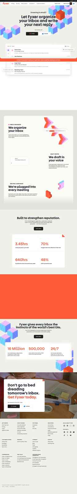 Screenshot www.fyxer.com