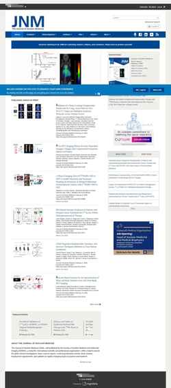 Posnetek zaslona jnm.snmjournals.org