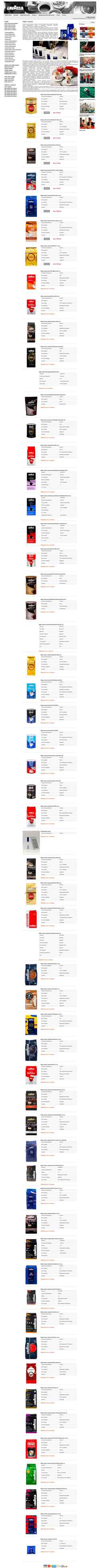 Schermafbeelding www.lavazzapro.ru