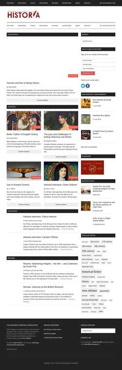 Captură de ecran historiamag.com