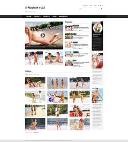 Snímek obrazovky x-nudism.com