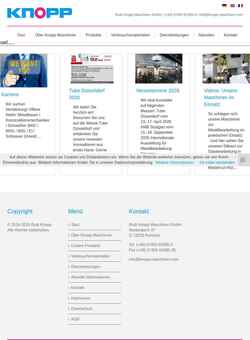 Screenshot knopp-maschinen.com