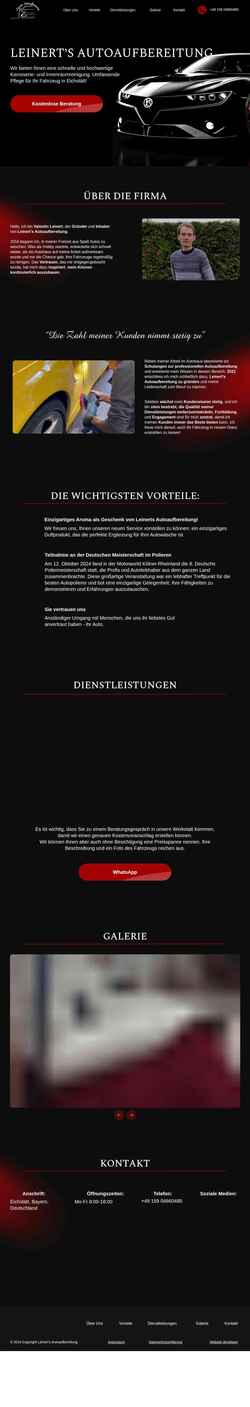 Screenshot leinertauto.com