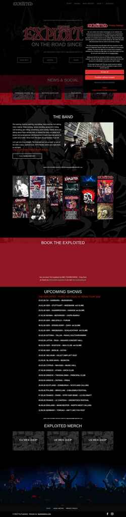 Ekrānuzņēmums the-exploited.net