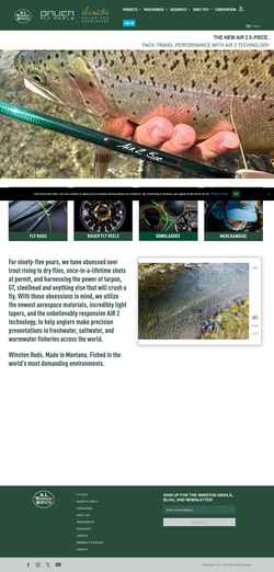 Captura de pantalla winstonrods.com
