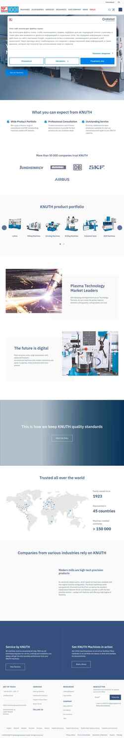 Screenshot www.knuth.com