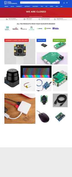Captură de ecran coolcomponents.co.uk