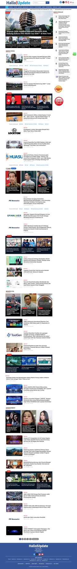 Screenshot halloupdate.com