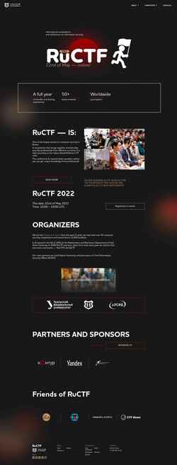 Captura de tela ructf.org