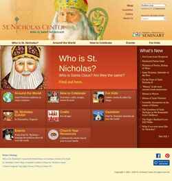 Snímek obrazovky www.stnicholascenter.org