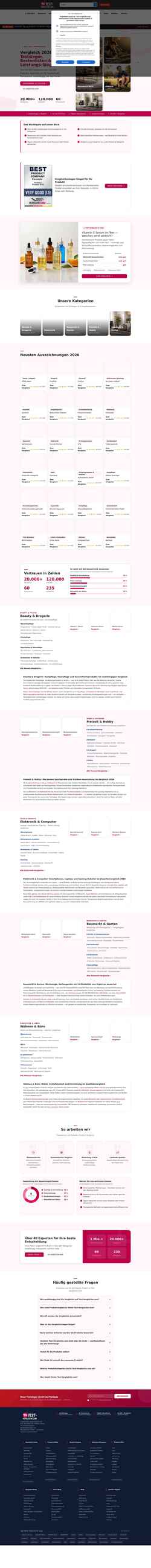 Screenshot test-vergleiche.com