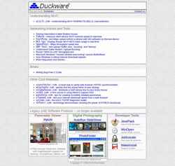 Skærmbillede www.duckware.com