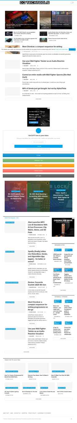 Schermata djtechtools.com